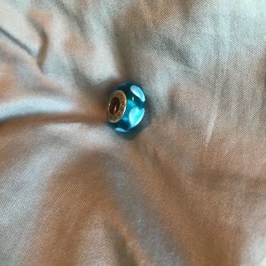 Blue heart pandora charm